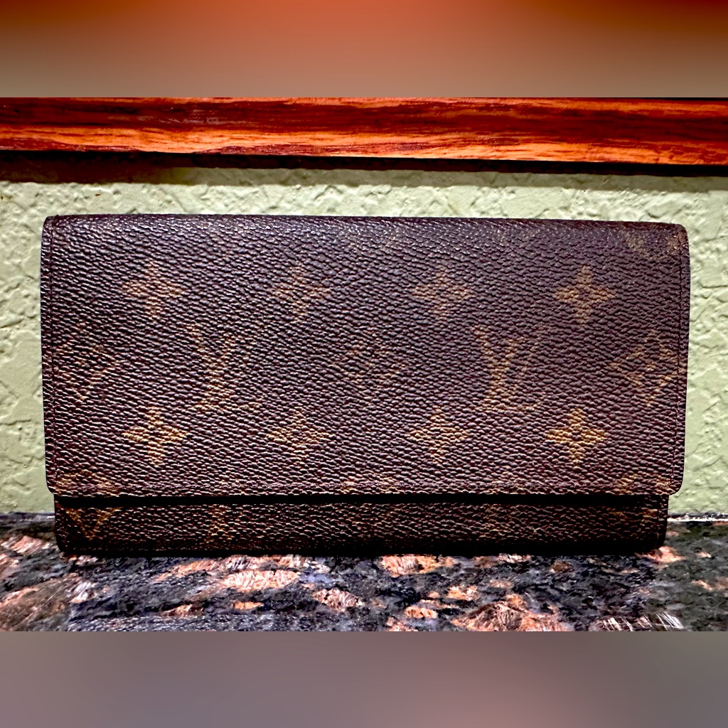 Louis Vuitton Monogram Flap Wallet Porte Tresor Sarah 3131vs517